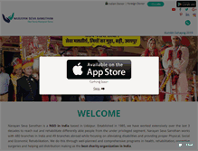 Tablet Screenshot of narayanseva.org